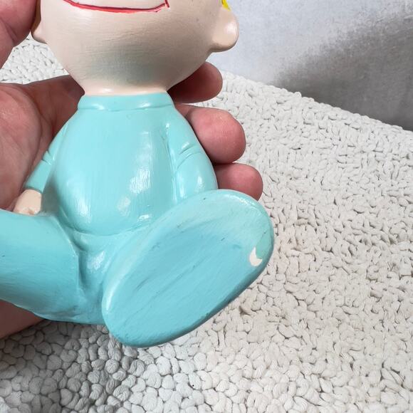 Peanuts Baby Sally Vintage Hand Painted Ceramic RARE 1968 Shultz Charlie Brown - Picture 7 of 15